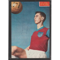 Signed picture of Phil Woosnam the West Ham United footballer.
